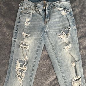 Aero lowrise light blue jeans
